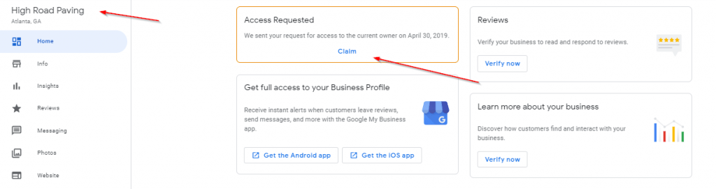 OPTIMIZING YOUR GOOGLE MY BUSINESS PAGE